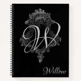 モノグラパーソナライズされたムイニシャル ノートブック