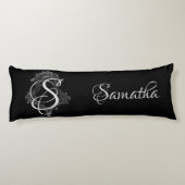 モノグラパーソナライズされたムイニシャル ボディピロー (裏面)