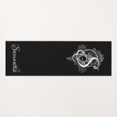 モノグラパーソナライズされたムイニシャル ヨガマット (正面(横))