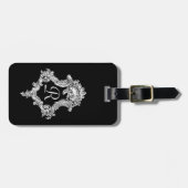 モノグラパーソナライズされたムイニシャル ラゲッジタグ (正面横)