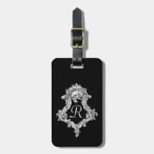 モノグラパーソナライズされたムイニシャル ラゲッジタグ (正面縦)