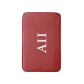 モノグラパーソナライズされたムオーバーン バスマット (正面縦)