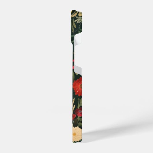 モノグラパーソナライズされたムフローラのケース iPhoneケース (左側面)