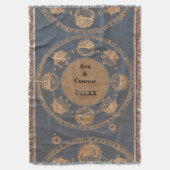 モノグラパーソナライズされたムブランケット スローブランケット (正面縦)