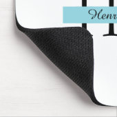 モノグラパーソナライズされたムマウスパッド | カスタムイニシャル マウスパッド (コーナー)