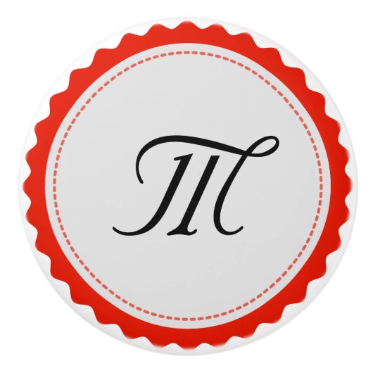 モノグラパーソナライズされたムモダン#6 セラミックノブ (正面)