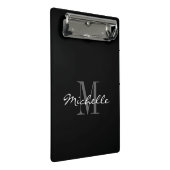 モノグラパーソナライズされたム付きミニクリエレガントップボード ミニクリップボード (アングル)
