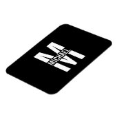 モノグラパーソナライズされたム及びネーム・マグネット マグネット (左側)