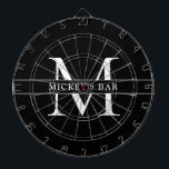 モノグラパーソナライズされたム名 ダーツボード<br><div class="desc">このパーソナライズされたバーマッ素晴らしトはあなたの人生の誰にとっても贈り物だ！あなたの好きになることができるクラシックとスタイリッシュデザインでパーソナライズされたあなたの友人や家族をうわ。</div>