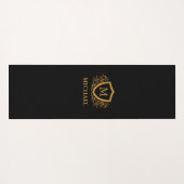 モノグラパーソナライズされたム名 ヨガマット (裏面(横))