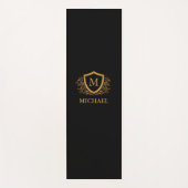 モノグラパーソナライズされたム名 ヨガマット (正面)