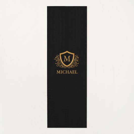 モノグラパーソナライズされたム名 ヨガマット (正面)