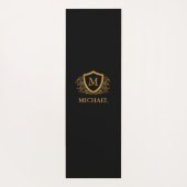 モノグラパーソナライズされたム名 ヨガマット (裏面)