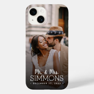 モノグラパーソナライズされたム夫妻の写結婚真 Case-Mate iPhone 14ケース
