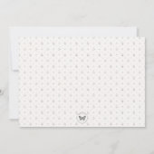 モノグラパーソナライズされたム定常 サンキューカード (裏面)