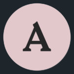 モノグラパーソナライズされたム封筒用シール ラウンドシール<br><div class="desc">これは特別な日にパーソナライズされた使える美しカスタマイズい印刷のモノグラムだ。これは最高の、結婚式招待状、RSVPカードなど、このデザインに一致する製品の場合に使用する。</div>