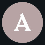 モノグラパーソナライズされたム封筒用シール ラウンドシール<br><div class="desc">これは特別な日にパーソナライズされた使える美しカスタマイズい印刷のモノグラムだ。これは最高の、結婚式招待状、RSVPカードなど、このデザインに一致する製品の場合に使用する。</div>