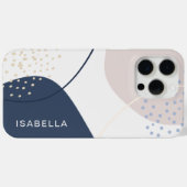 モノグラパーソナライズされたム抽象芸術 Case-Mate iPhoneケース (裏面 (横))