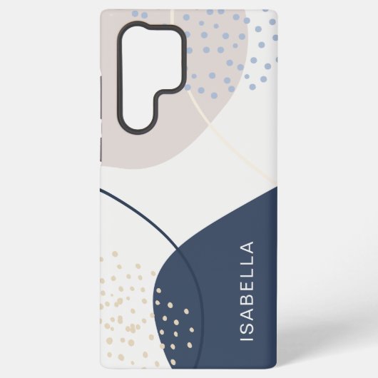 モノグラパーソナライズされたム抽象芸術 SAMSUNG GALAXYケース (裏面)