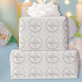 モノグラパーソナライズされたム結婚ラッピング紙 ラッピングペーパー