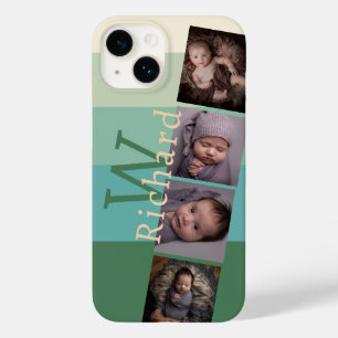 モノグラパーソナライズされたム5色緑(イメージ付き) Case-Mate iPhone 14ケース