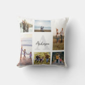モノグラパーソナライズされたム6フォトコラージュ クッション (正面)