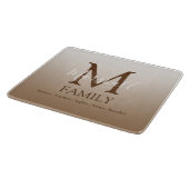 モノグラパーソナライズされたム カッティングボード (角)