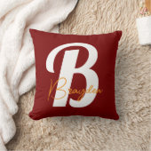 モノグラパーソナライズされたム クッション (ブランケット)