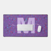 モノグラパーソナライズされたム デスクマット (キーボード&マウス)