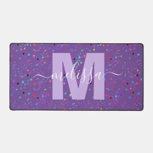 モノグラパーソナライズされたム デスクマット (正面)