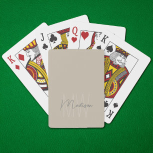 モノグラパーソナライズされたム トランプ