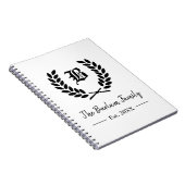 モノグラパーソナライズされたム ノートブック (右側)