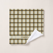 モノグラパーソナライズされたム バスタオルセット (ウォッシュタオル)