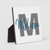 モノグラパーソナライズされたム フォトプラーク (正面)