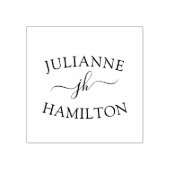 モノグラパーソナライズされたム ラバースタンプ (インプリント)