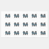 モノグラパーソナライズされたム ラベル (シート)