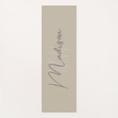 モノグラパーソナライズされたモダンム ヨガマット (正面)