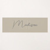 モノグラパーソナライズされたモダンム ヨガマット (正面(横))