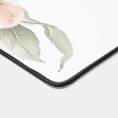 モノグラフェミニンム付きソフトウォーター色フローラ デスクマット (コーナー)