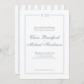モノグラフォーマルム結婚式招待状 招待状 (正面/裏面)