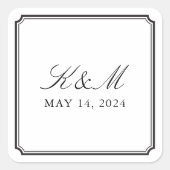 モノグラフォーマルム スクエアシール (正面)