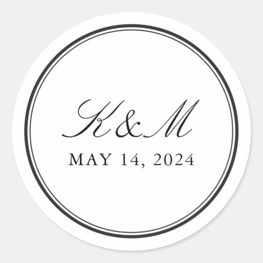 モノグラフォーマルム ラウンドシール (正面)