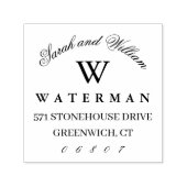 モノグラフォーマルム |差出人住所 セルフインキングスタンプ (デザイン)