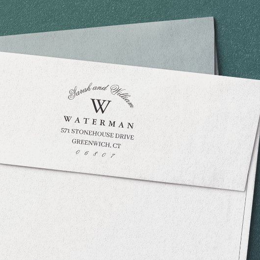 モノグラフォーマルム |差出人住所 セルフインキングスタンプ