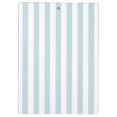 モノグラフランスのムのロストライプゴを含む青いオーニング クリップボード (裏面)