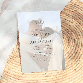 モノグラマデボダインビタシオンズエレガントコンフォト 招待状