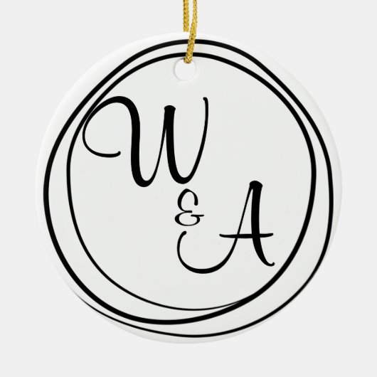 モノグラマパラカサルエスティロルスティコファームハウス セラミックオーナメント (正面)