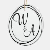 モノグラマパラカサルエスティロルスティコファームハウス セラミックオーナメント (左)