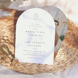 モノグラマフォーマルインビタシオンデボダエレガンテ 招待状