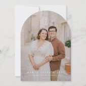 モノグラマフォーマルインビタシオンデボダエレガンテ 招待状 (裏面)